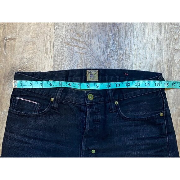 PRPS Rit‎ Rambler Mens Button-Fly Black Denim Jeans Size 31 - Picture 7 of 12